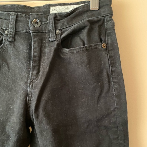 Rag and Bone Black Skinny Jeans Size 25 - Picture 8 of 12